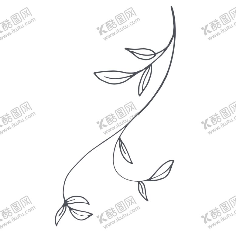 编号：58881410191408239346【酷图网】源文件下载-手绘植物