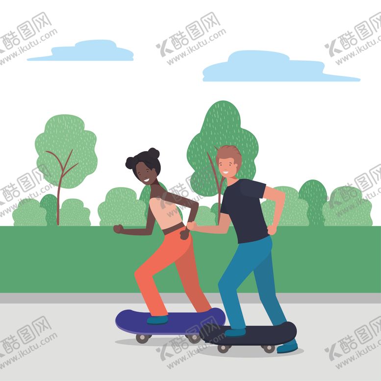 编号：19703910061516083380【酷图网】源文件下载-家庭成员生活插画