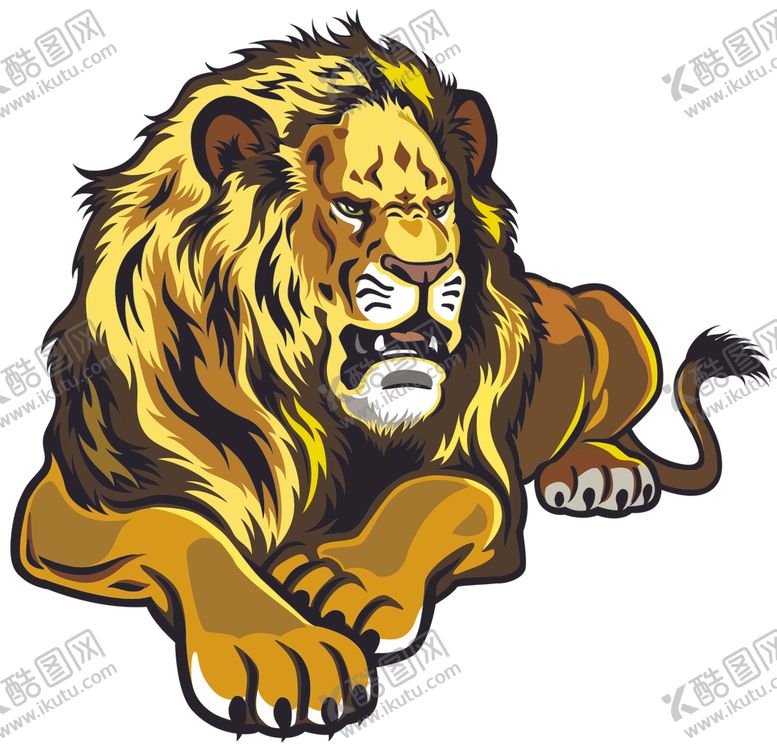 编号：46386609200129507783【酷图网】源文件下载-卡通狮子