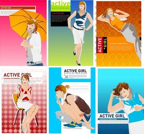 时尚模特摄影素材集合