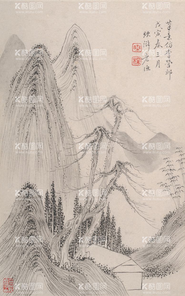 编号：52819309261846460629【酷图网】源文件下载-山水画  