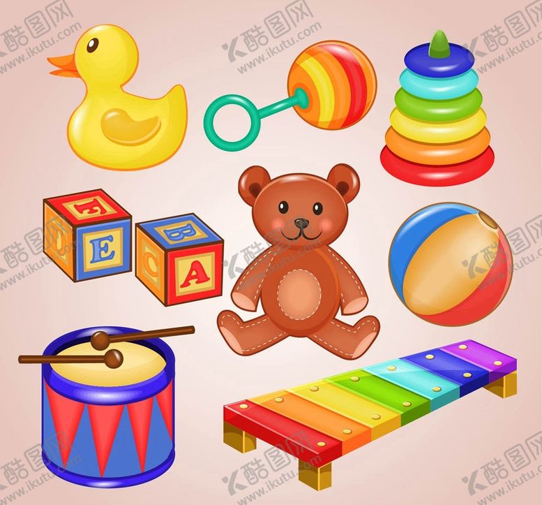 编号：90756409170636305872【酷图网】源文件下载-玩具包装插图