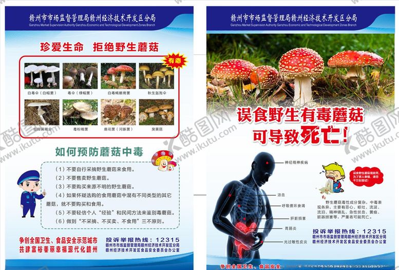 编号：18810607140945072105【酷图网】源文件下载-预防野生毒蘑菇