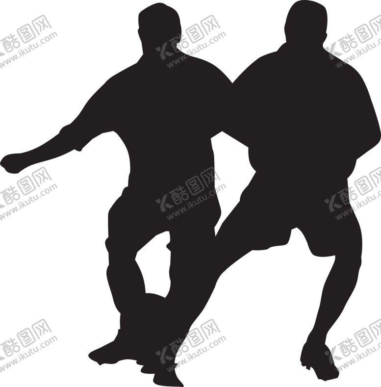 编号：76488904161533009264【酷图网】源文件下载-运动员剪影