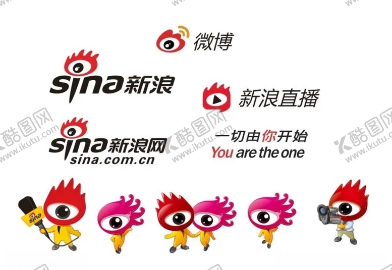 编号：98386407030729201364【酷图网】源文件下载-矢量新浪标志