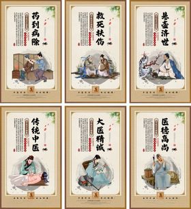 中医养生背景展板