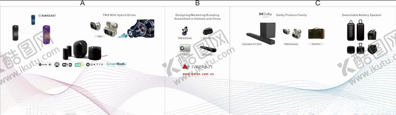 编号：55771910071423125278【酷图网】源文件下载-科技风展会背景外贸音响展会