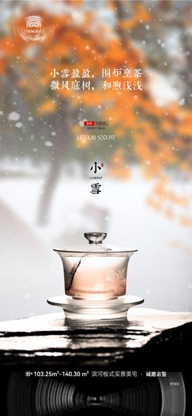 小雪节气海报