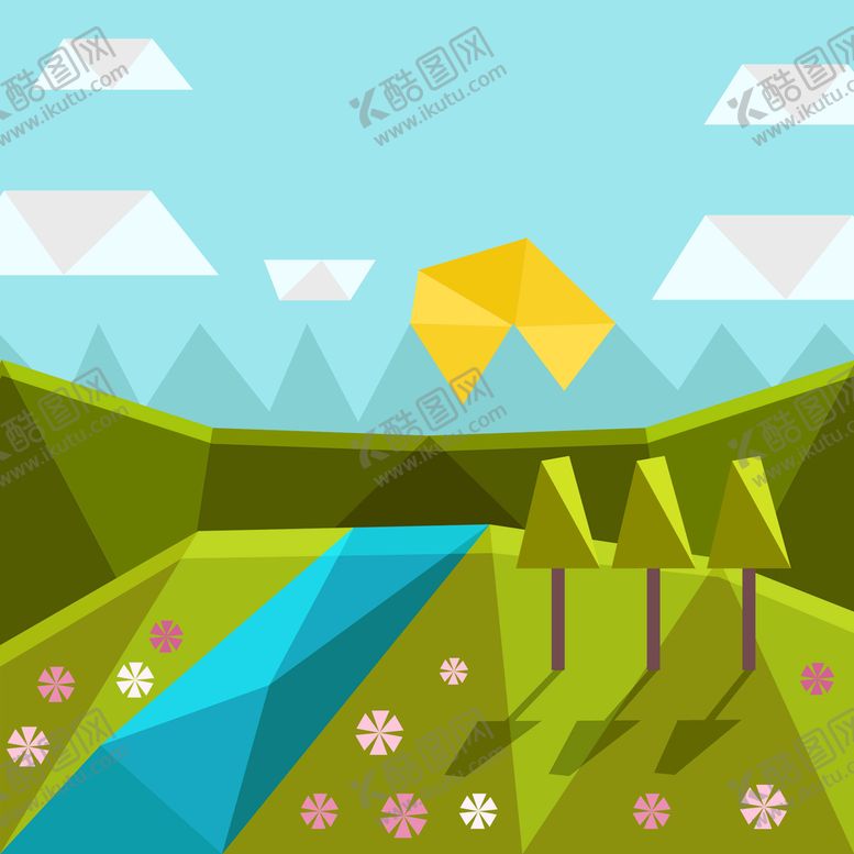 编号：94630210091115291940【酷图网】源文件下载-矢量春天背景 