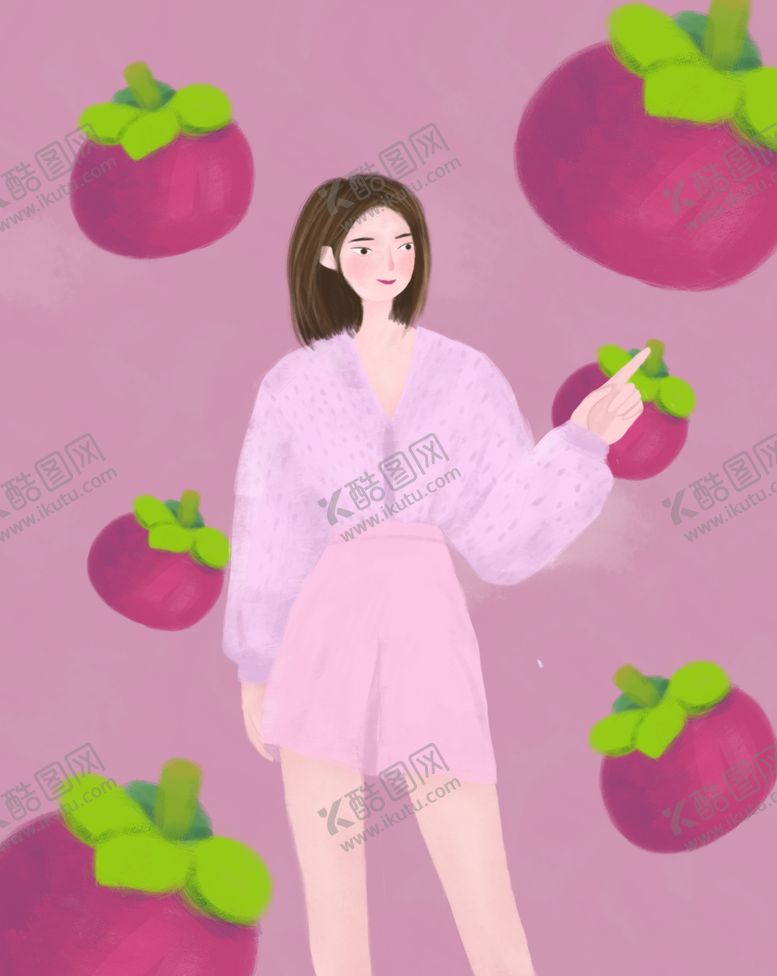 编号：44193309152257249579【酷图网】源文件下载-山竹女孩