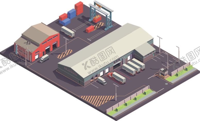 编号：36706610021042144034【酷图网】源文件下载-工厂厂房与设备