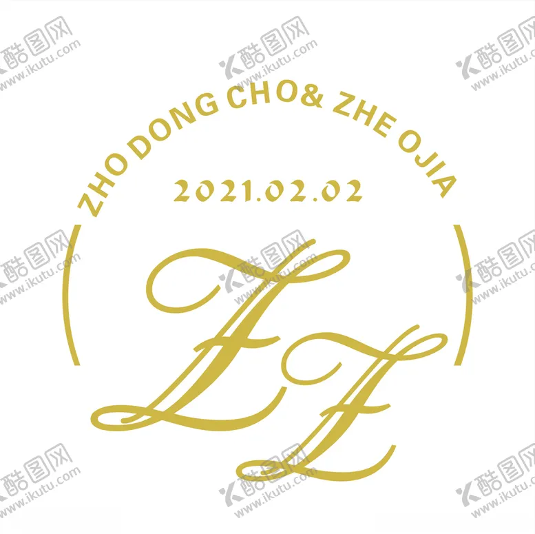 编号：13165704281526401776【酷图网】源文件下载-婚礼logo