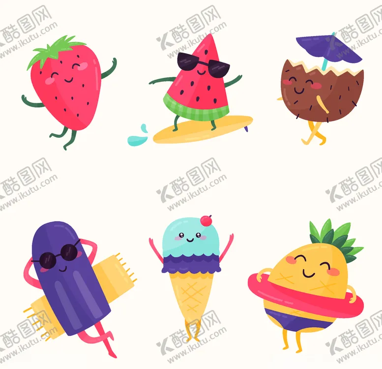 编号：70195107020356027894【酷图网】源文件下载-可爱食物