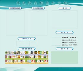 食品安全信息公示墙