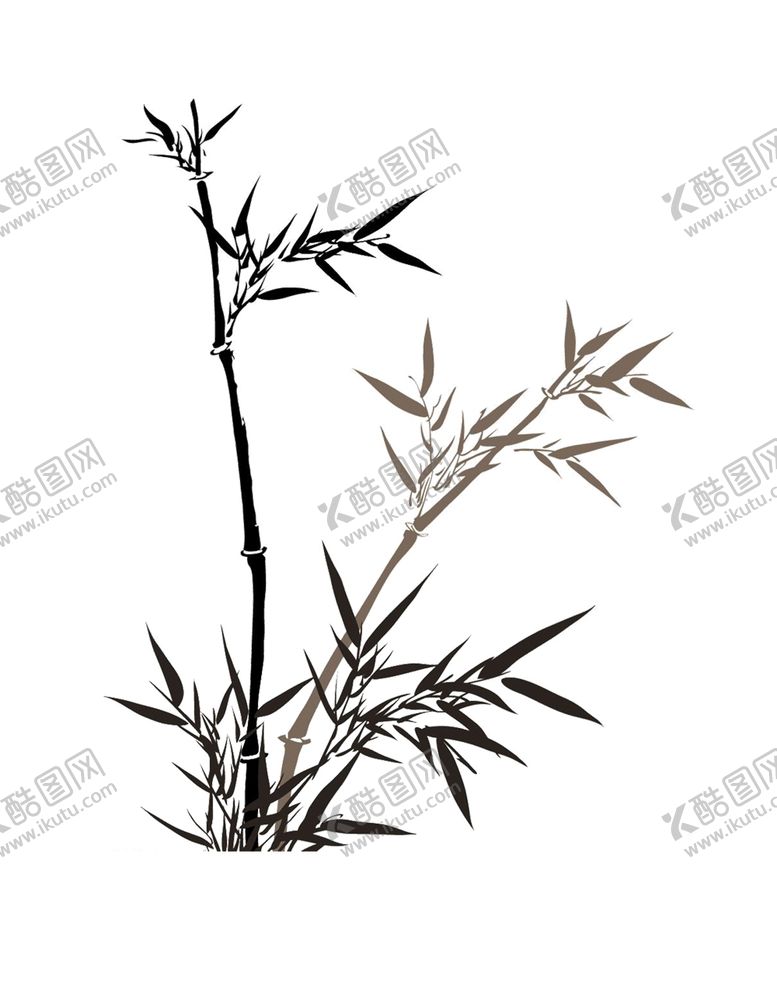 编号：94573910030732549410【酷图网】源文件下载-水墨竹子