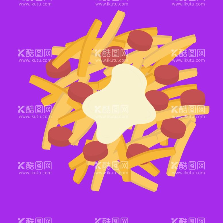 编号：58737811240716068982【酷图网】源文件下载-手绘卡通薯条