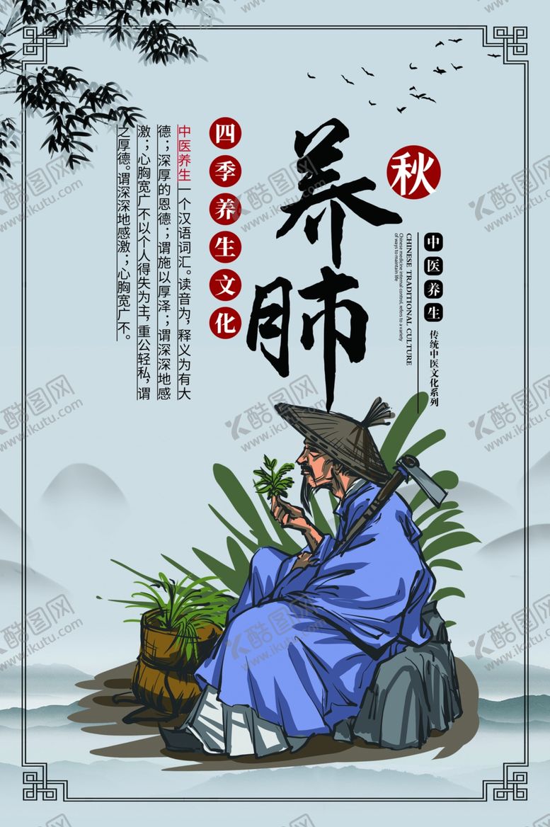 编号：98097909110956132127【酷图网】源文件下载-中医养生调理海报
