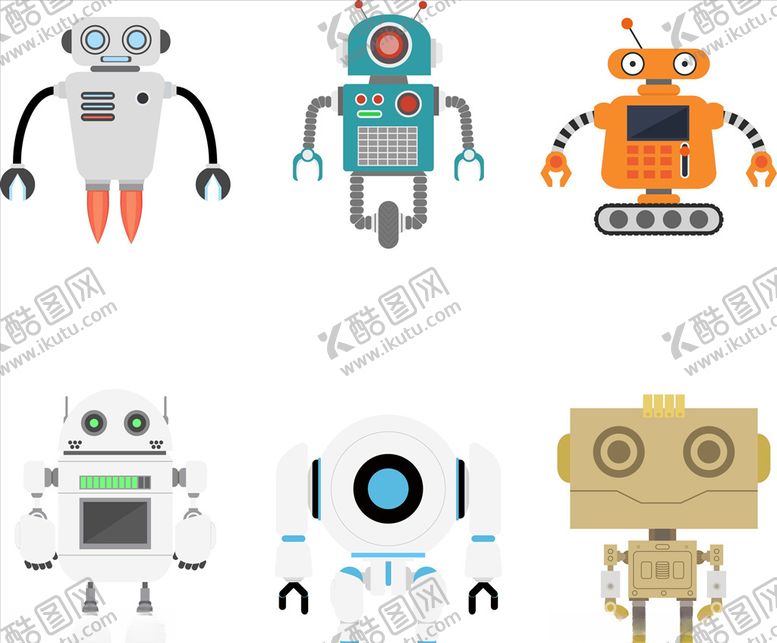 编号：53585710281648339654【酷图网】源文件下载-矢量机器人