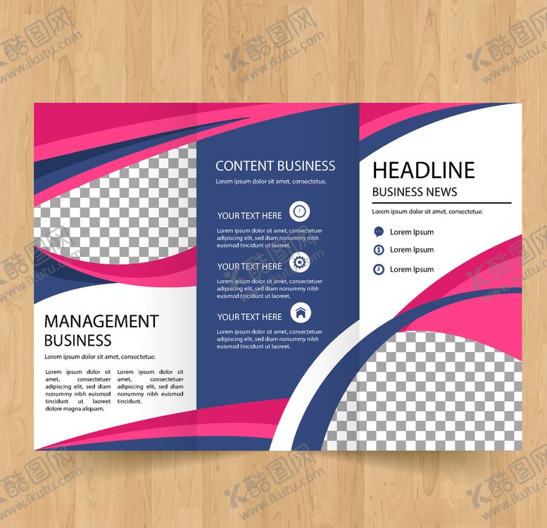 编号：93165009290104142782【酷图网】源文件下载-企业三折页