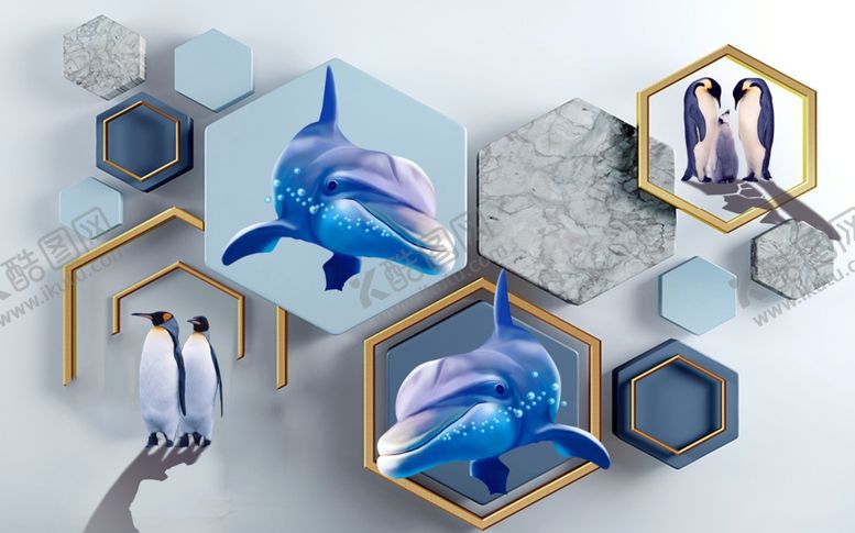 编号：60838510130334498339【酷图网】源文件下载-海洋风背景墙