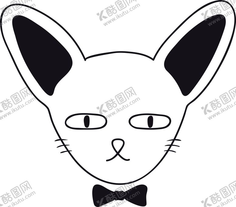 编号：90599210181707254317【酷图网】源文件下载-手绘卡通猫