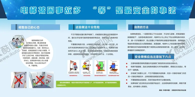 编号：32601610170900388147【酷图网】源文件下载-电梯事故展板