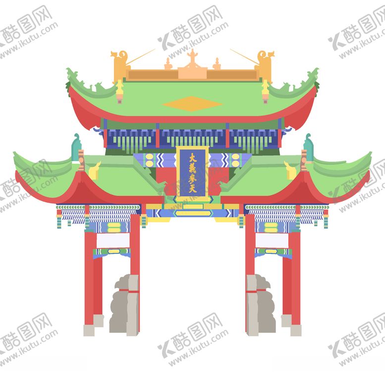 编号：18210110182129276311【酷图网】源文件下载-古风建筑