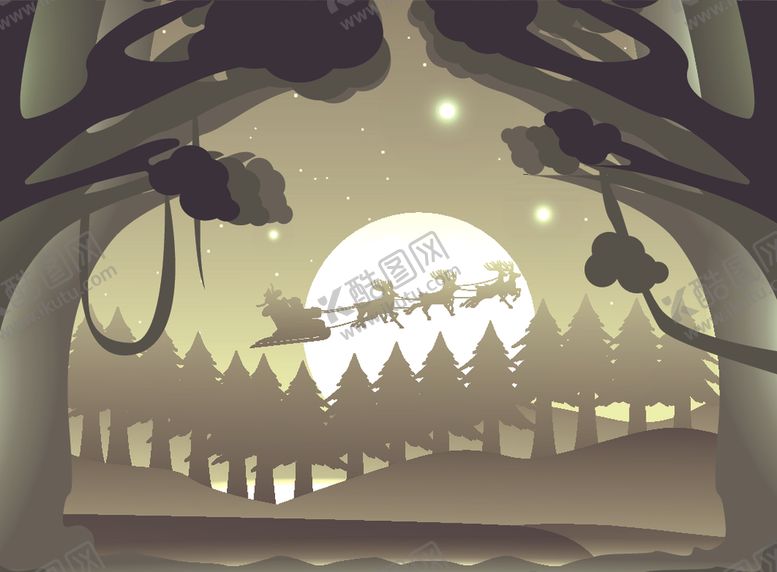 编号：21149509181535448763【酷图网】源文件下载-圣诞麋鹿