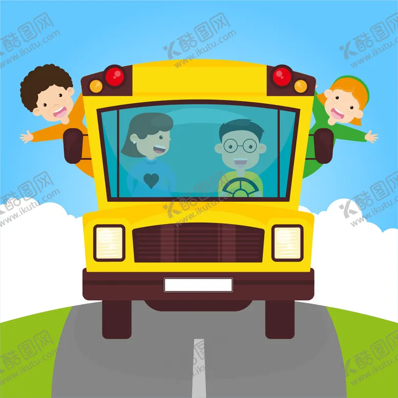 编号：20354609161857576018【酷图网】源文件下载-校车 