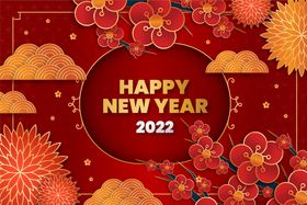 2022喜庆新年海报   