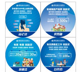 美丽银行地贴