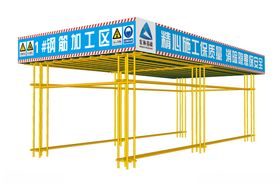 su钢筋棚模型