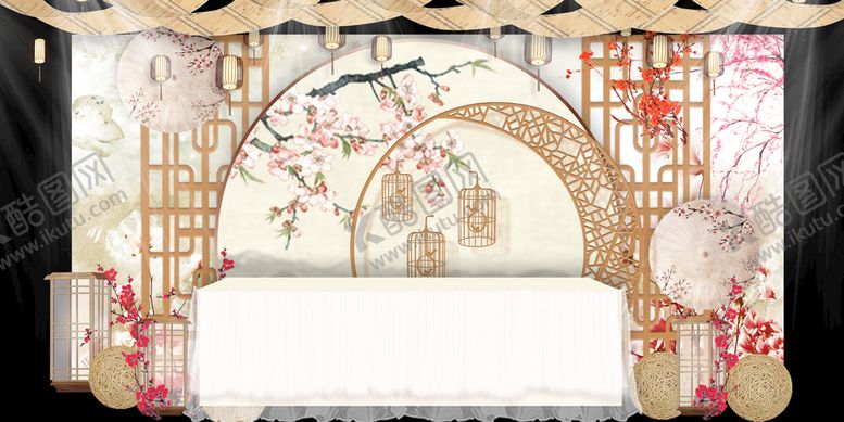 编号：17204509252052020374【酷图网】源文件下载-中式婚礼效果图