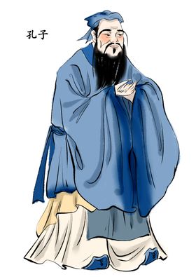 国学人物插画