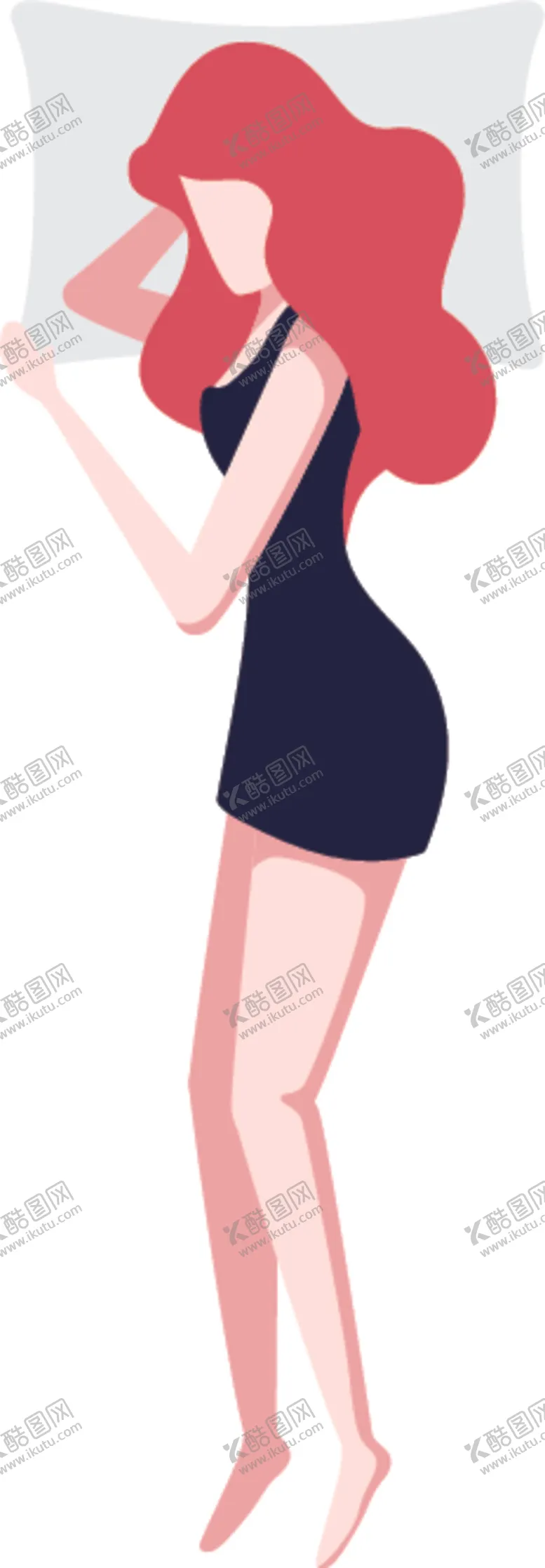 编号：18554103271127034001【酷图网】源文件下载-睡觉姿势