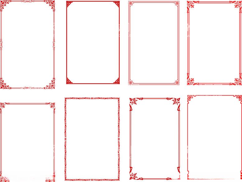 编号：90290511302032554767【酷图网】源文件下载-中式边框