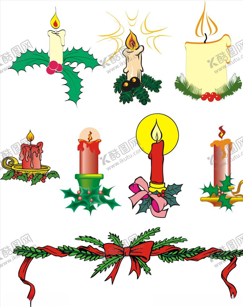 编号：15774110020405397865【酷图网】源文件下载-矢量蜡烛