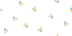 橘底碎花
