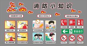 消防小知识宣传海报