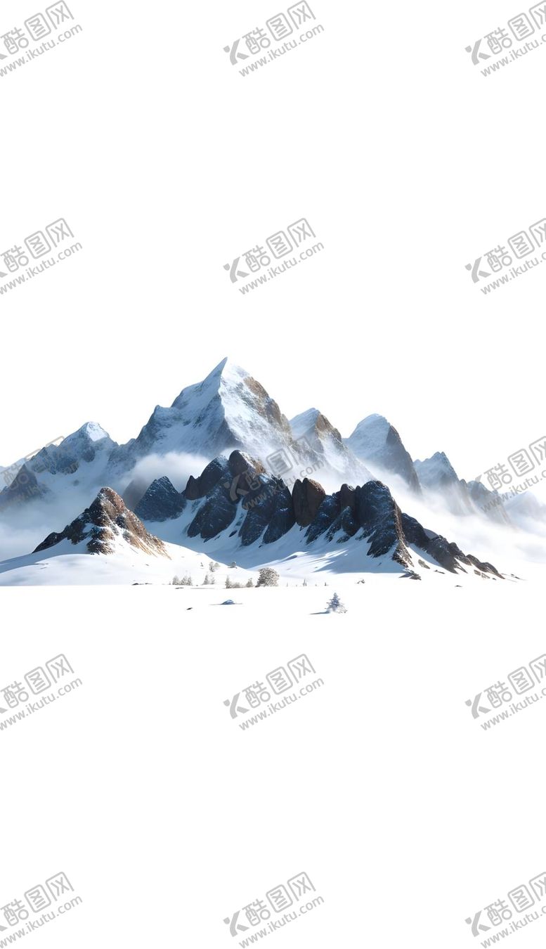 编号：37158409210111077149【酷图网】源文件下载-免抠山峰高山群山国风雪山