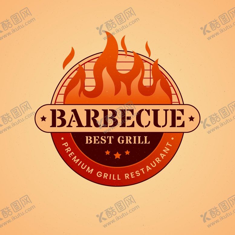编号：68179310120106112806【酷图网】源文件下载-烤肉烧烤logo
