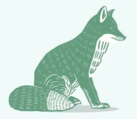 狗手绘ai动物矢量图