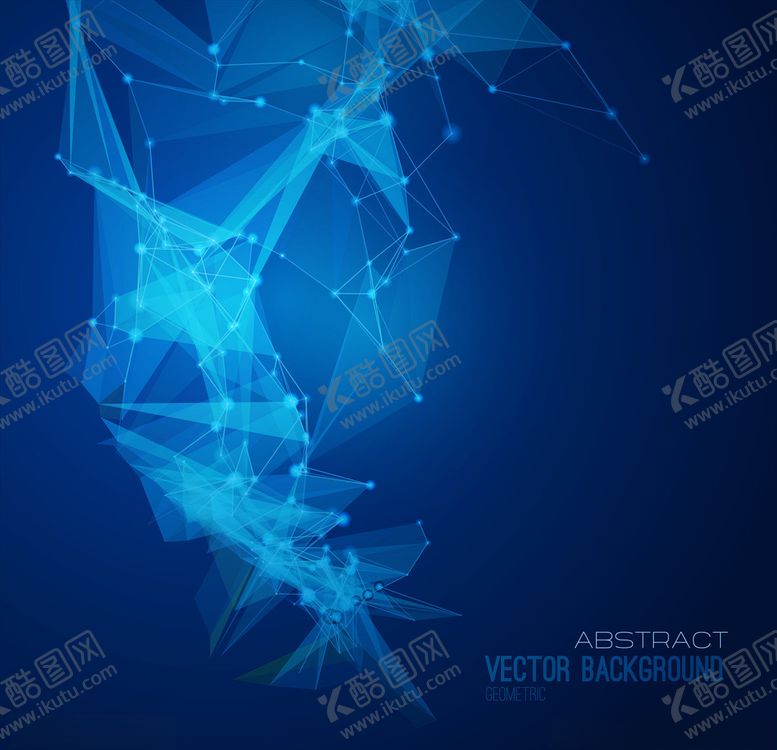 编号：87840010032210599790【酷图网】源文件下载-蓝色几何背景