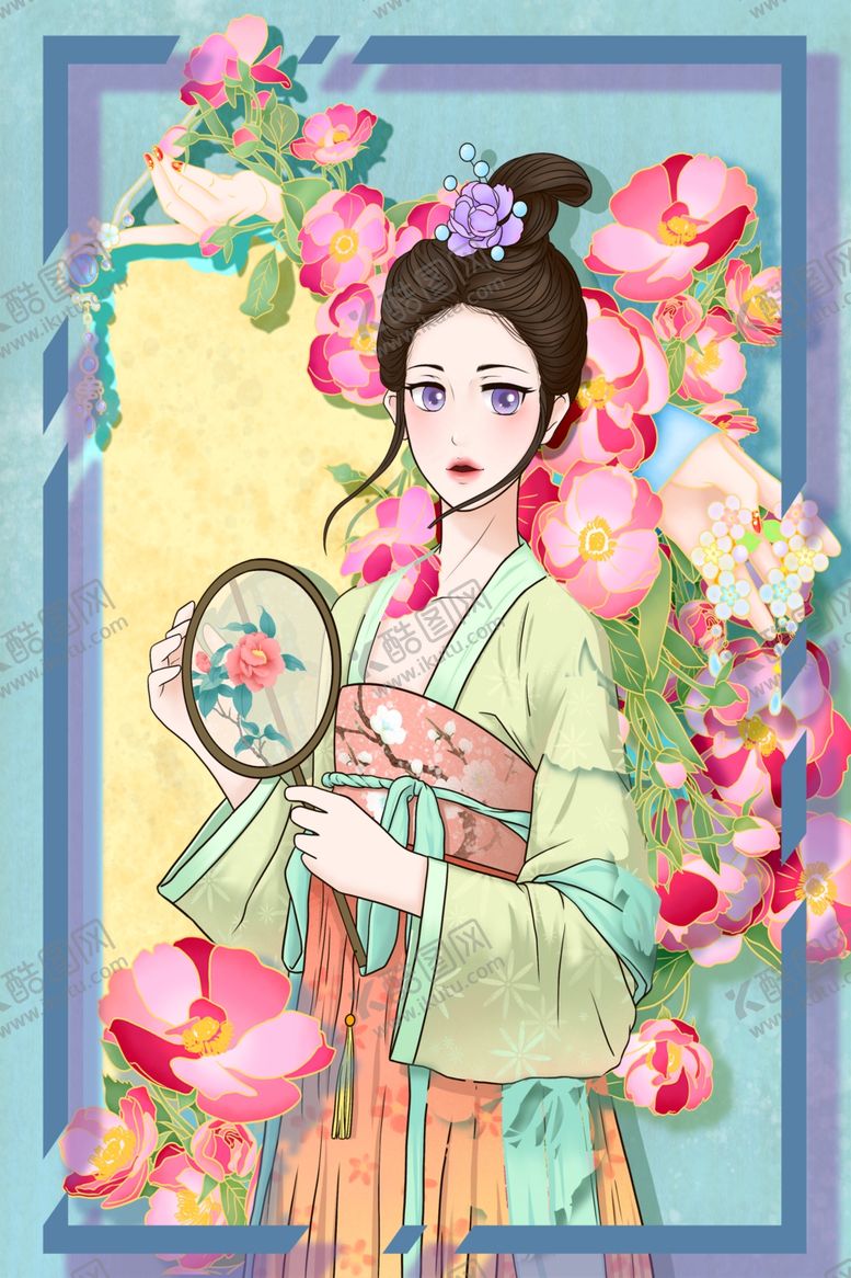 编号：59097701131235591851【酷图网】源文件下载-古风美女