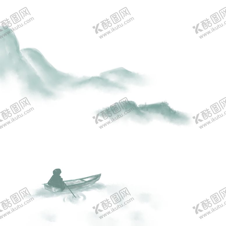 编号：53091305190443159772【酷图网】源文件下载-背景素材国潮山水祥云水墨