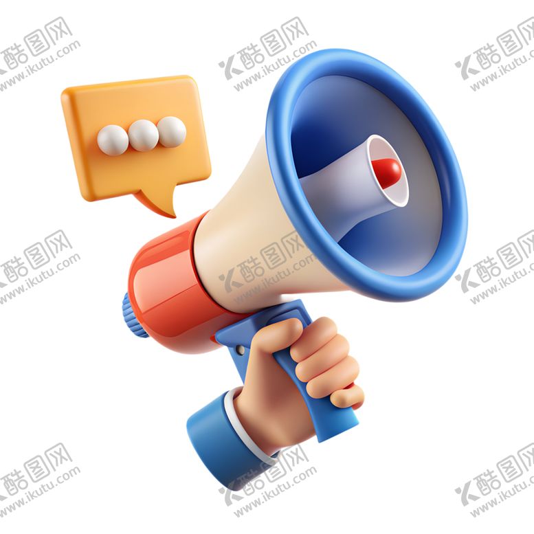 编号：88917702091832066231【酷图网】源文件下载-3D喇叭