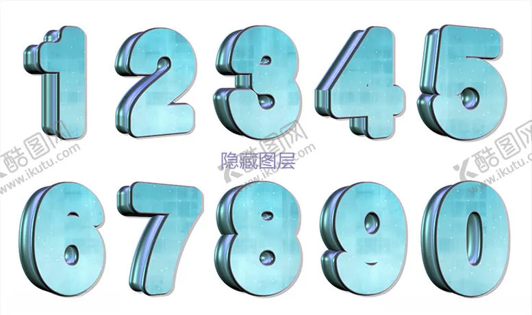 编号：28523905041203224105【酷图网】源文件下载-立体数字