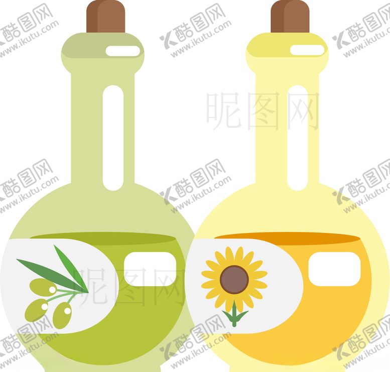 编号：41758710300034226073【酷图网】源文件下载-橄榄油葵花油食用油