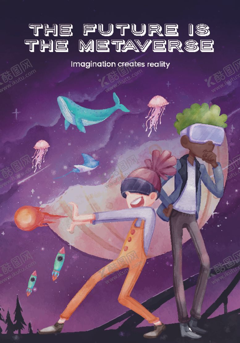 编号：58237604110104537245【酷图网】源文件下载-多样卡通人物场景插画图片