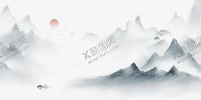 编号：97168409181021345678【酷图网】源文件下载-中国风山水画